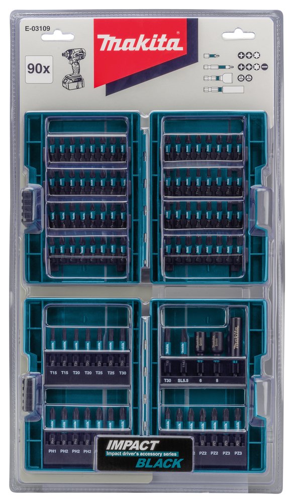 Brocas 90 Pieza(S) Makita E-03109 Broca Juego