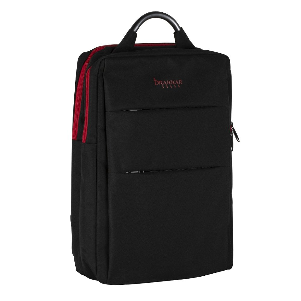 EAN 3328170286169 - Konix Bjorn mochila Mochila informal Negro, Rojo imagen 2