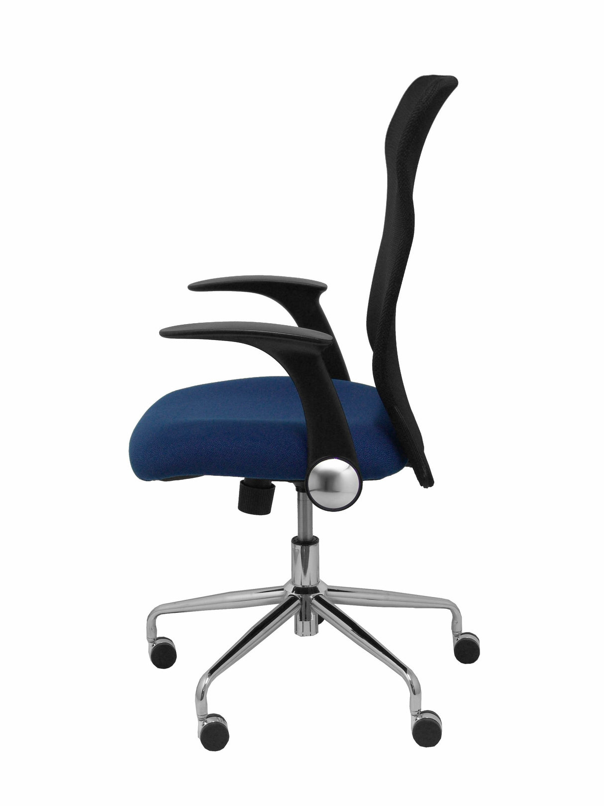 Silla Minaya Respaldo Malla Negro Asiento Bali Az