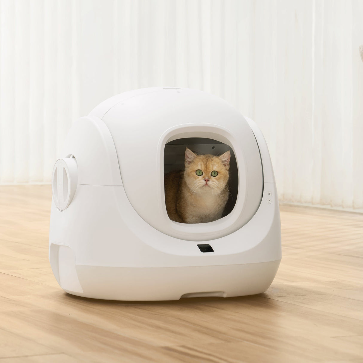 EAN 6972884750842 - Petoneer CL96961 bandeja higiénica para perro y gato Caja de arena con cubierta Blanco imagen 10