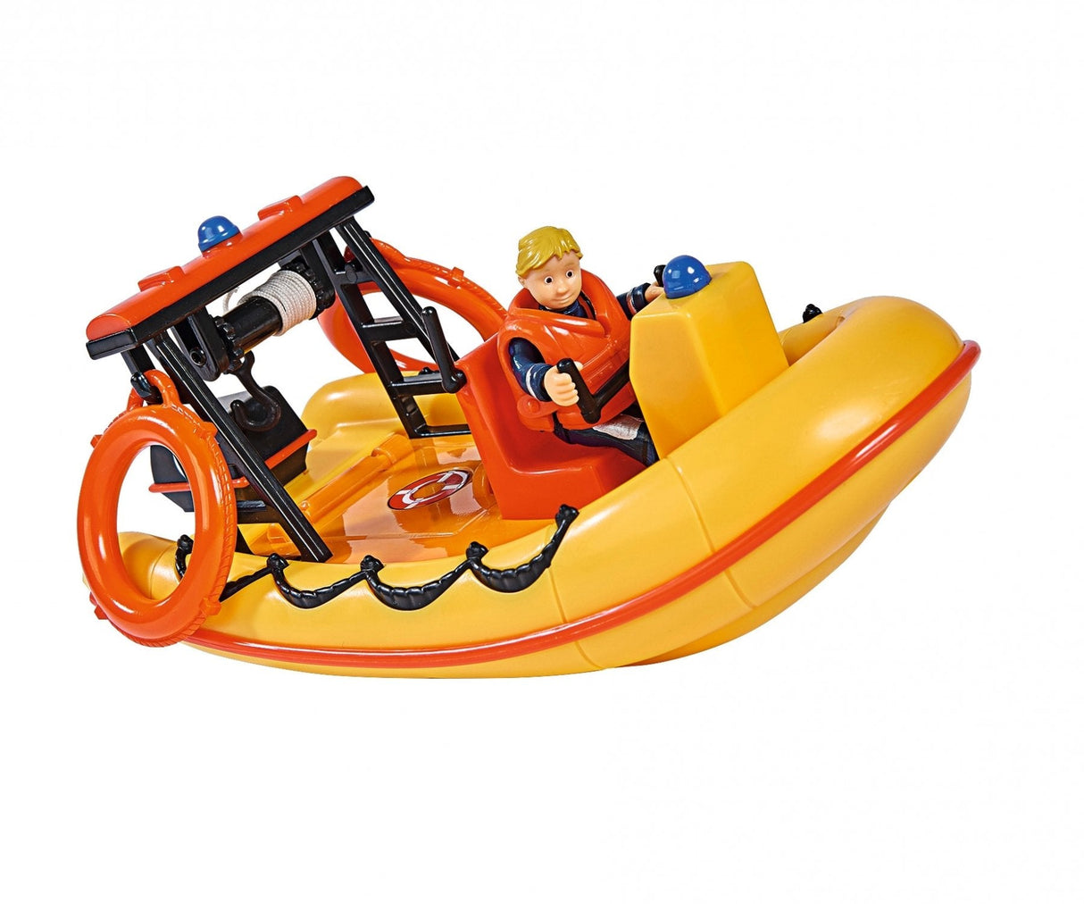 Simba Bombero Sam Neptuno Barco Con Figura, Vehículo De Juguete 109252571