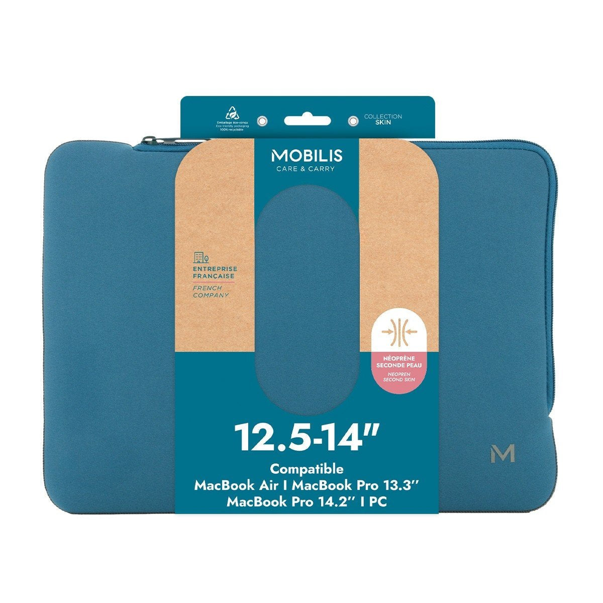 Mobilis 049018 Funda Para Portátil 35,6 Cm (14") Azul, Gris
