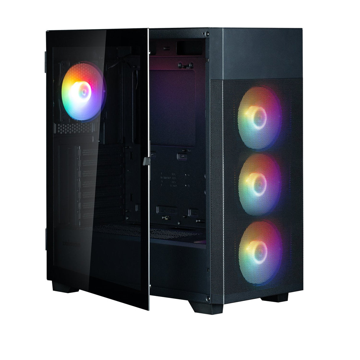 Caja Pc Obudowa S5 Neo Black Atx Mid Tower Frgb Fan X4