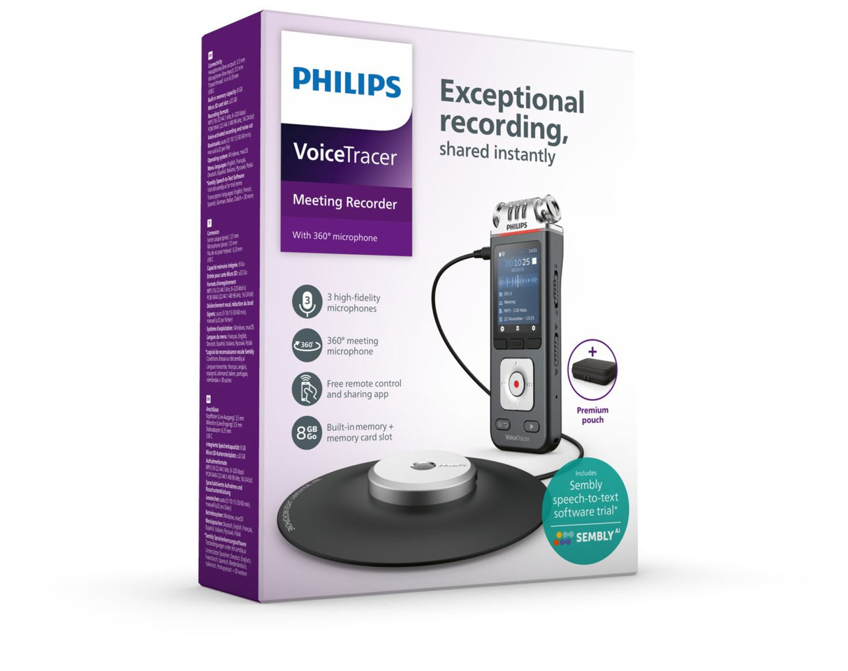 EAN 0855971006939 - Philips VoiceTracer Negro, Gris imagen 10