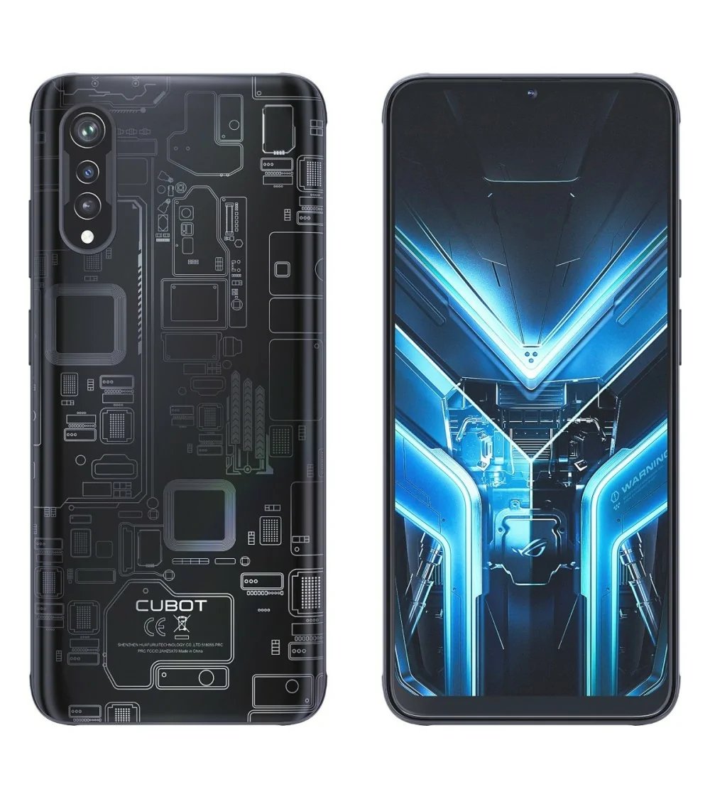 Smartphone Cubot X70 6.5" Tech Black 256gb Rom 12gb Ram 100 + 5 Mpx 32mpx Dual Sim 5g