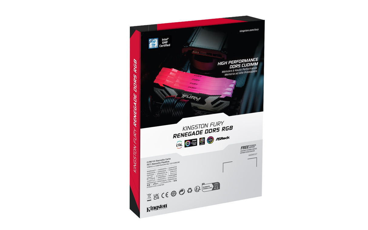 EAN 0740617346893 - Kingston Technology FURY Renegade RGB módulo de memoria 1 x 24 GB 8400 MT/s 288-pin DIMM imagen 9