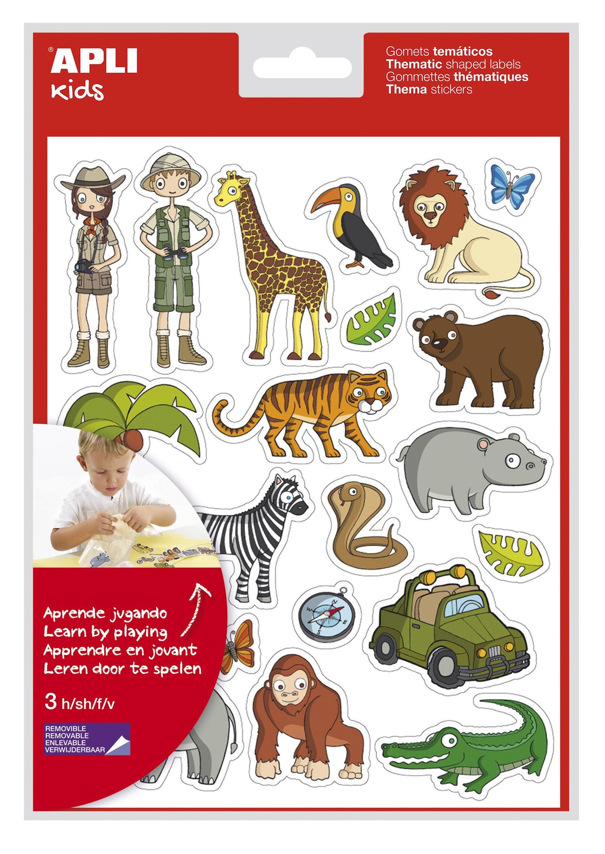 EAN 8410782114338 - APLI 11433 etiqueta decorativa engomada Desmontable imagen 1