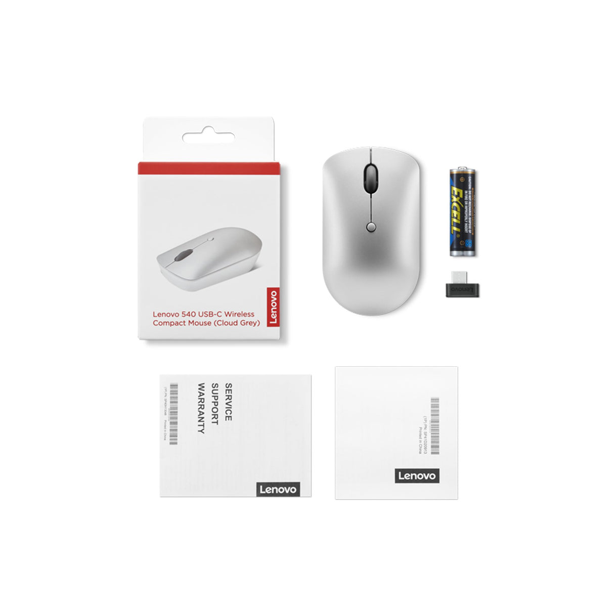 EAN 0195892016205 - Lenovo 540 ratón Universal Ambidextro RF inalámbrico Óptico 2400 DPI imagen 7
