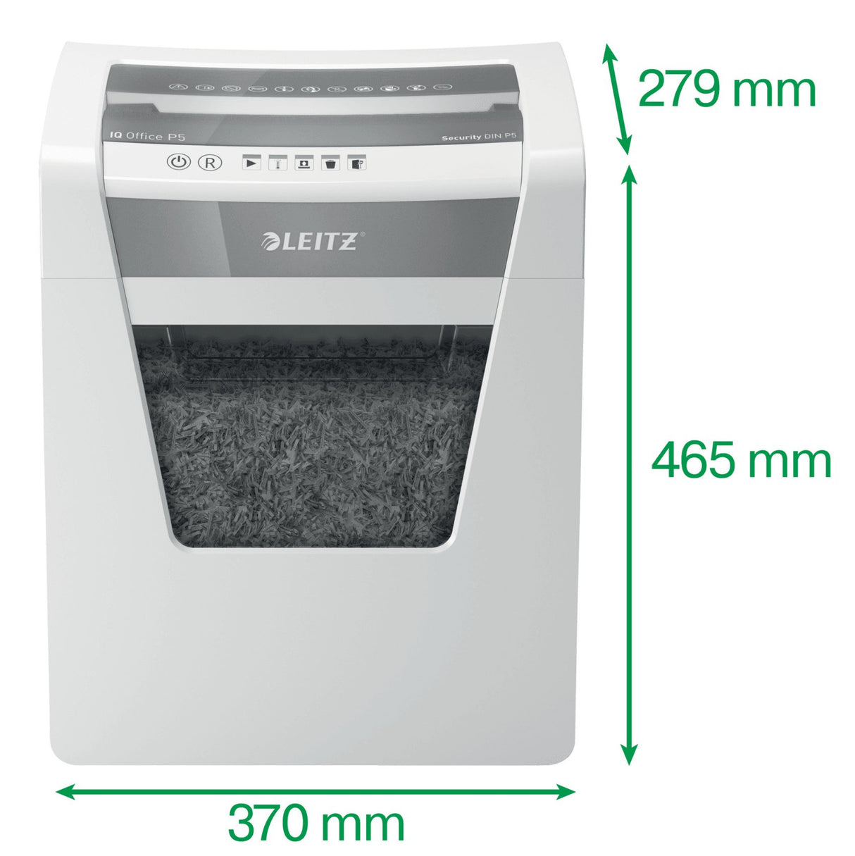 EAN 4002432118953 - Leitz 80020000 triturador de papel Microcorte 55 dB 22,3 cm Blanco imagen 2