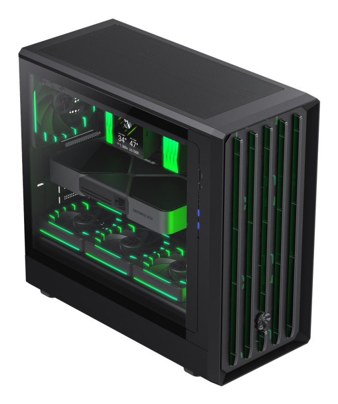 Caja Pc Gamemax Case Claw 460 Bk Atx