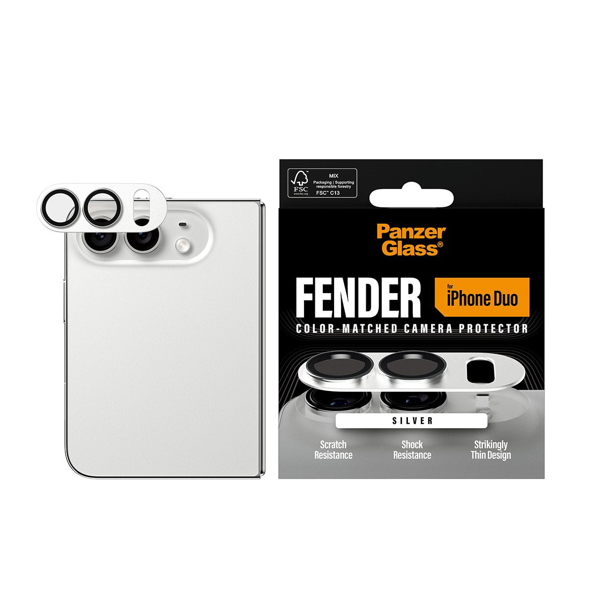 Panzerglass Fender Camera Lens Protector Iphone 18 Duo Mar Blanco