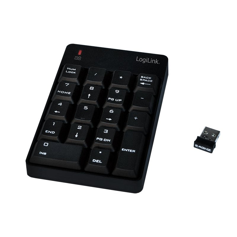 EAN 4052792029864 - LogiLink ID0120 teclado numérico Portátil RF inalámbrico Negro imagen 2