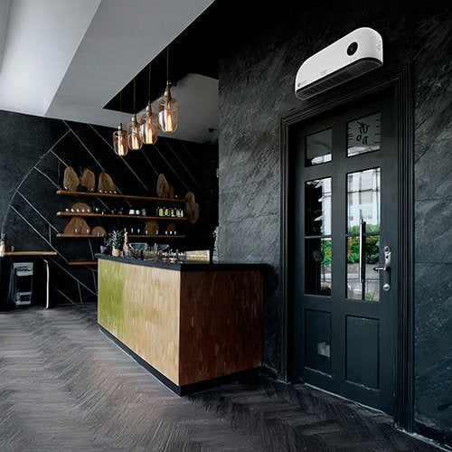 Adler Ad 7751 Cortina De Aire Negro, Blanco 2000 W