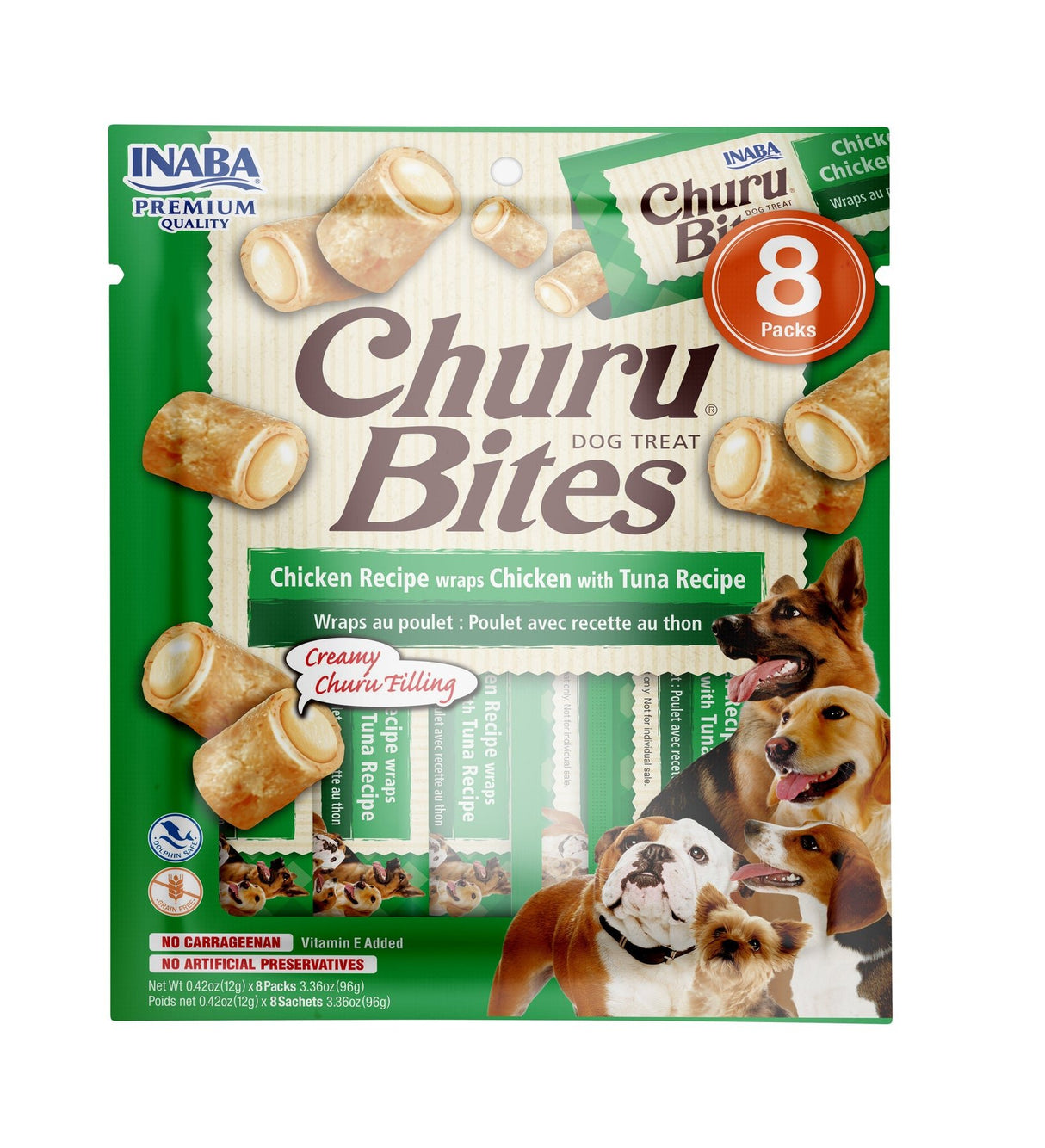 EAN 8859387701336 - Churu EUD722 premio y golosina para perro y gato Pollo, Atún 12 g imagen 1