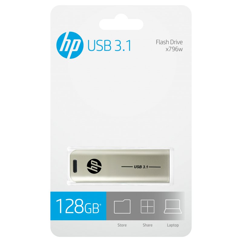 EAN 4712847098107 - HP x796w unidad flash USB 128 GB USB tipo A 3.2 Gen 1 (3.1 Gen 1) Plata imagen 4