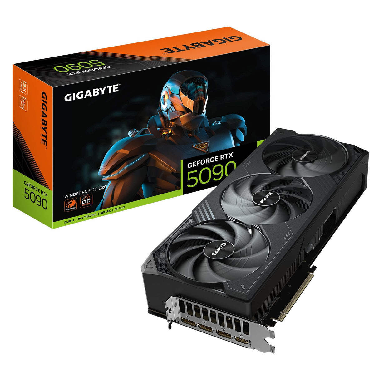 EAN 4719331355838 - GIGABYTE GeForce RTX 5090 WINDFORCE OC 32G imagen 1