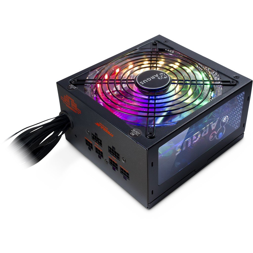 Fuente De Alimentación Inter-Tech Argus Rgb-650w Cm Ii 20+4 Pin Atx Atx Negro
