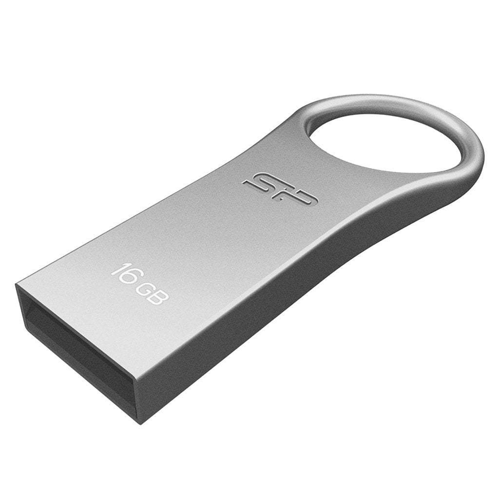 Pendrive 16gb Silicon Power Usb2.0 F80 Silver/Zinc Case