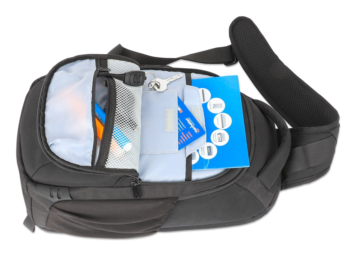 Mochila Manhattan Amsterdam13.3" Bandolera Negro