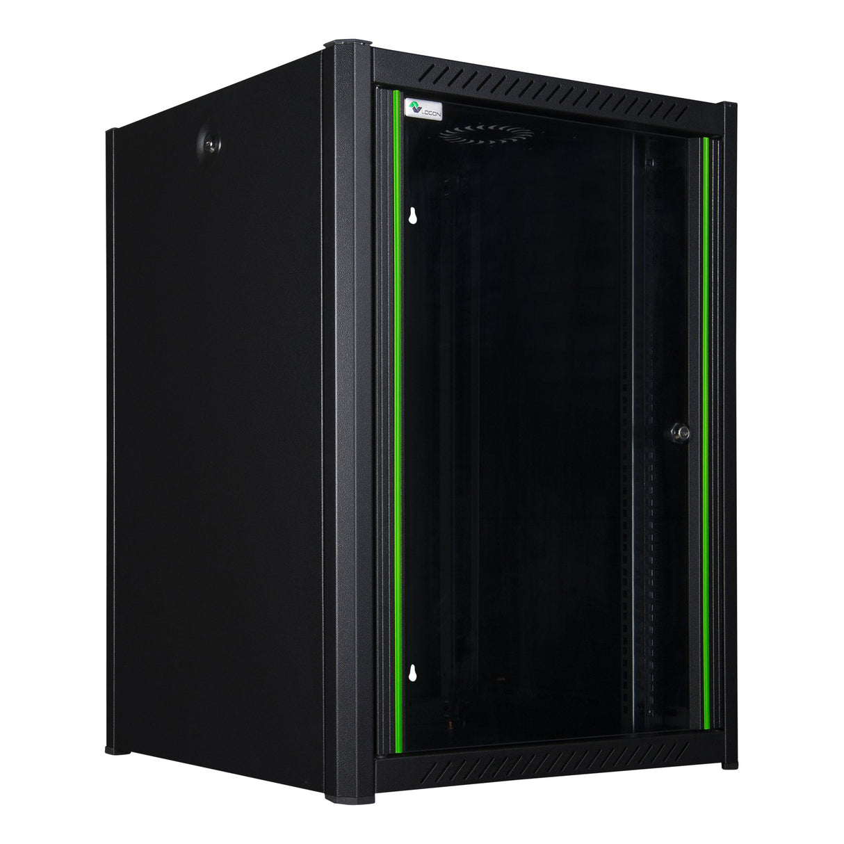Logon Rwp16u56bl Armario Rack 16u Bastidor De Pared Negro