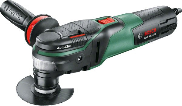 Herramienta Multifunción Bosch Diy & Garden Pmf 350 Ces Verde/Negro, 350 W, Incluye Juego De Accesorios Pequeño 603102200