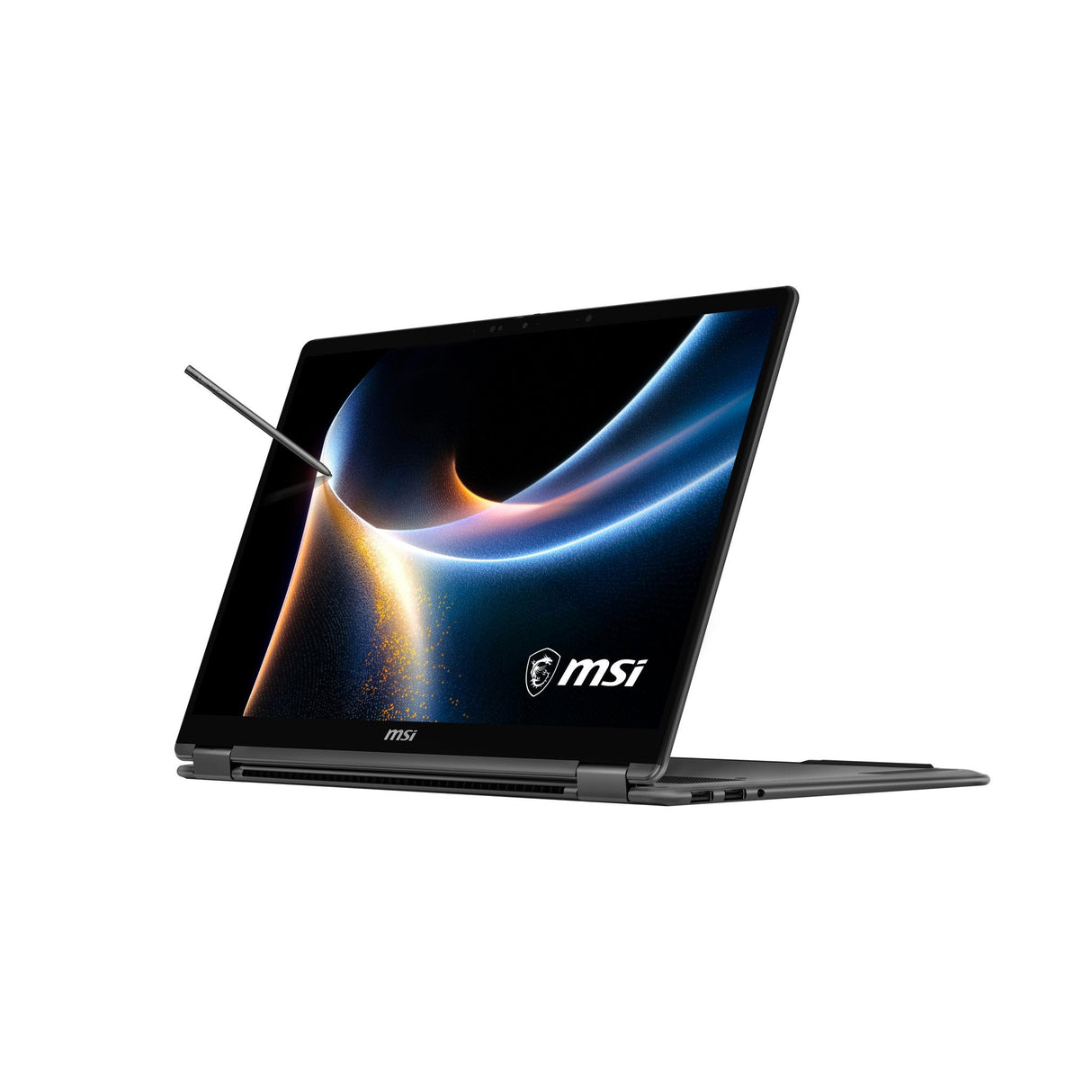 Msi Prestige 14 Flip Ai+ D3mtg-013fr Copilot+ Pc Intel Core Ultra 9 386h Hybride (2-En-1) 35,6 Cm (14) Pantalla Táctil Full Hd+ 32 Go Lpddr5x-Sdram 2 To Ssd Wi-Fi 7 (802.11be) Windows 11 Home Français Gris