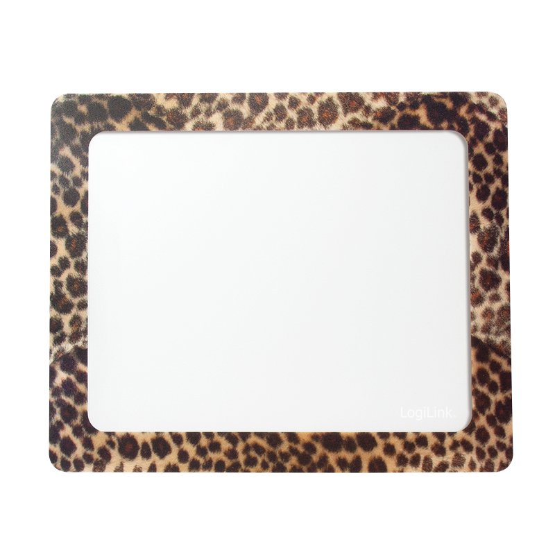 Logilink Alfombrilla De Ratón Fotorahmen "Leopard Design" Extra Fino