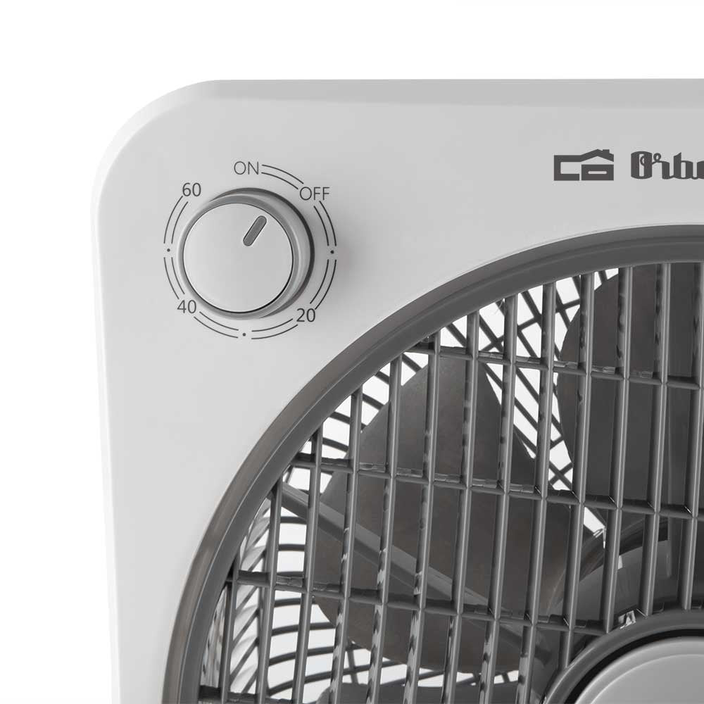 Ventilador De Suelo Orbegozo Box Fan Bf 0138 40w 6 Aspas 30cm 3 Velocidades