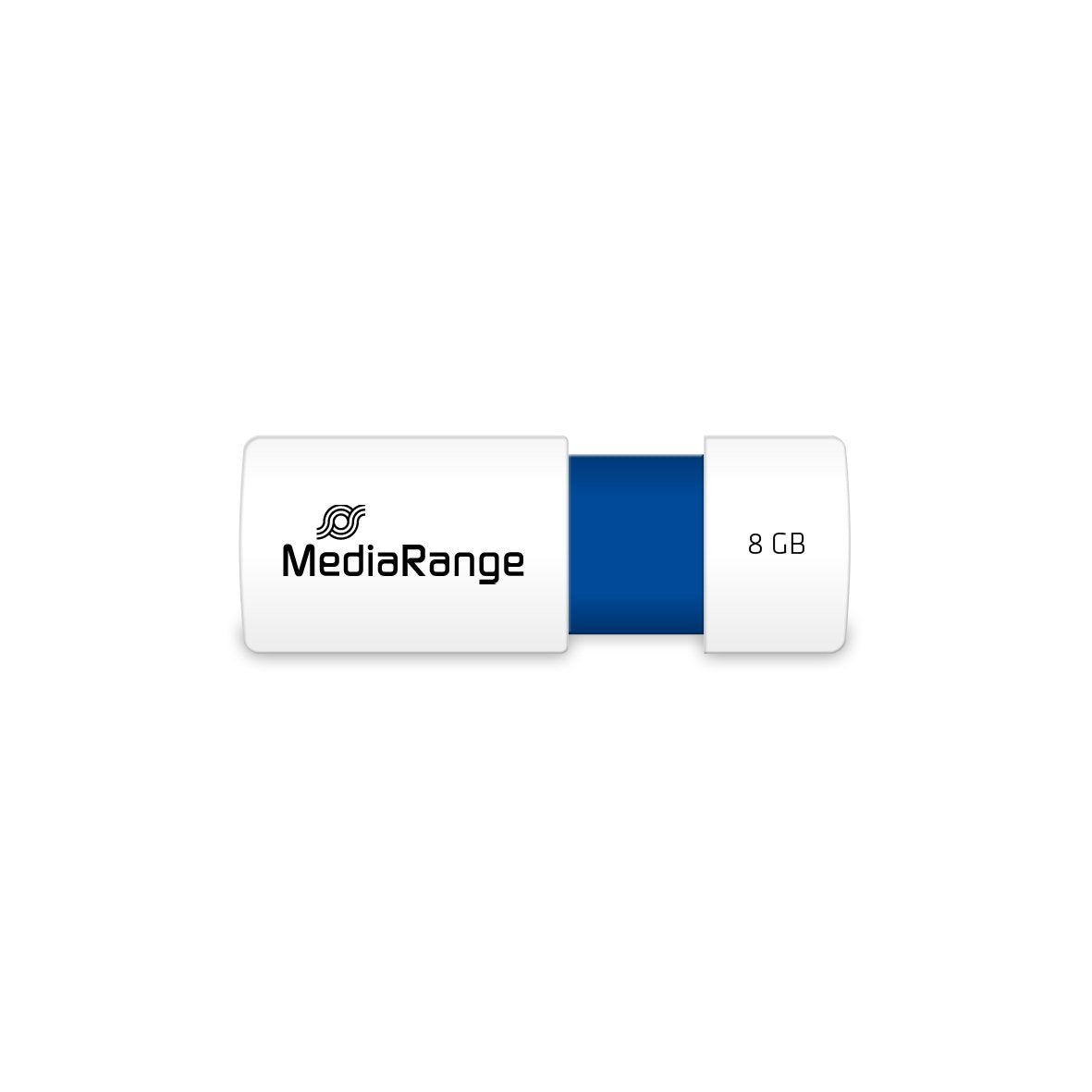 Pendrive Mediarange Mr971 8 Gb Usb Tipo A 2.0 Azul, Blanco
