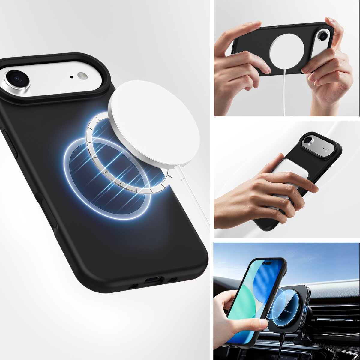 4smarts Funda De Silicona Cupertino Para Apple Iphone Air Magsafe-Kompatibel