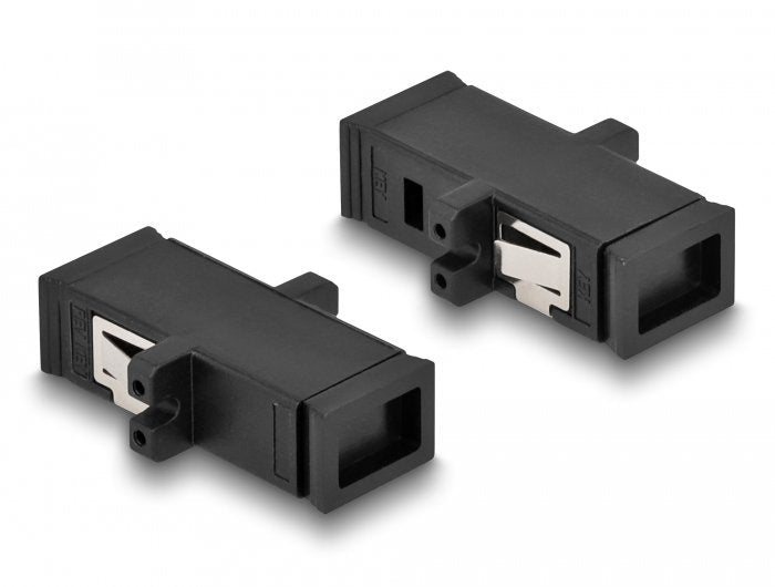 Delock 87933 Acoplador Fibra Óptica Mtrj Hembra A Mtrj Hembra Negro