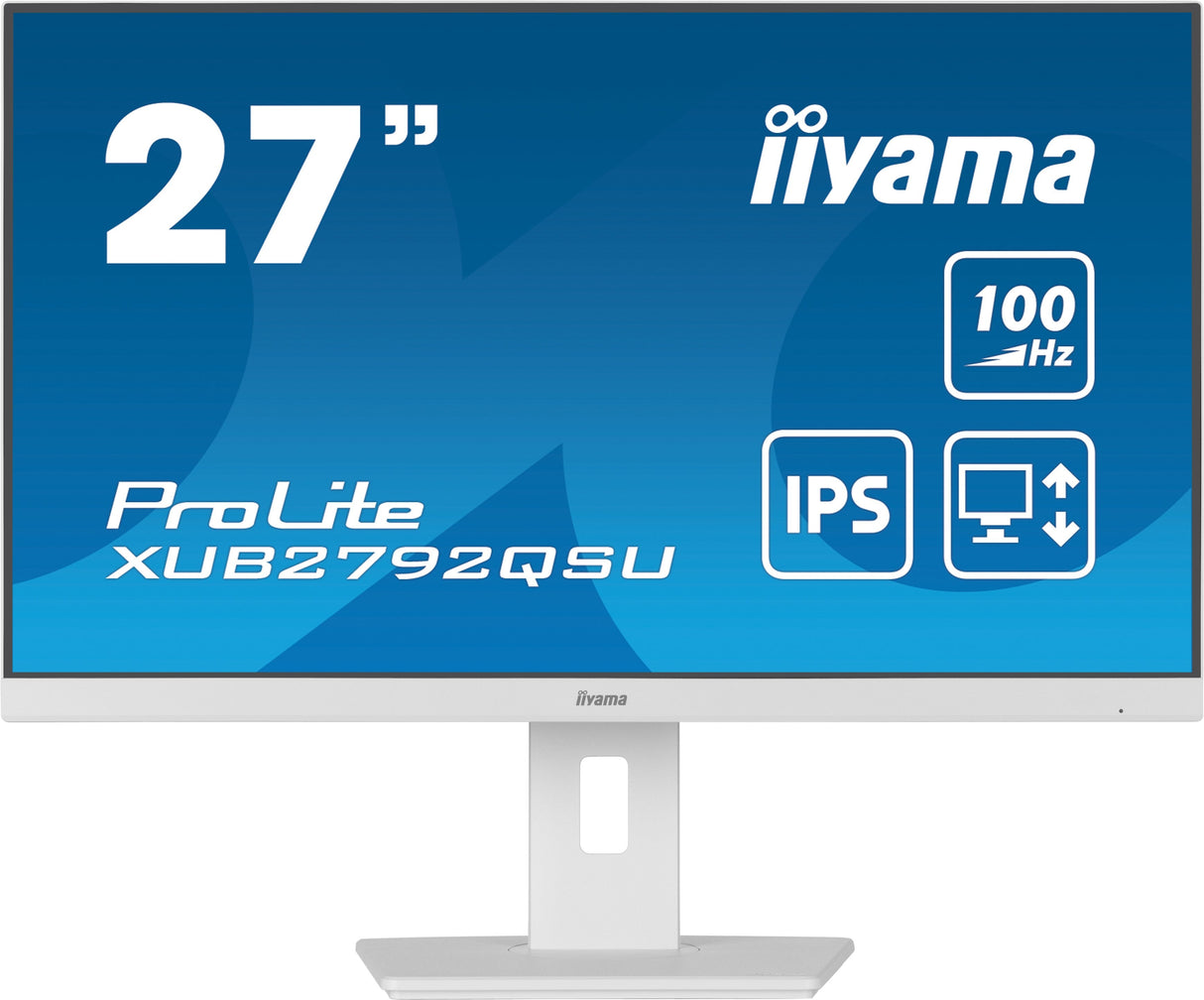 EAN 4948570123384 - iiyama ProLite XUB2792QSU-W6 pantalla para PC 68,6 cm (27") 2560 x 1440 Pixeles Wide Quad HD LED Blanco imagen 1