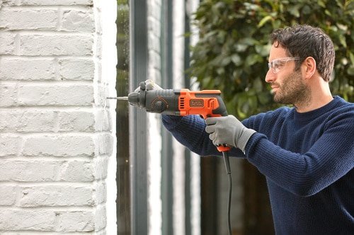 EAN 5035048730454 - Black & Decker BEHS01K-QS taladro 1600 RPM SDS Plus Negro, Naranja imagen 8