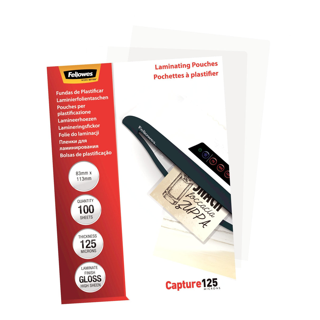 EAN 0077511530715 - Fellowes 5307101 plastificador 100 pieza(s) imagen 3