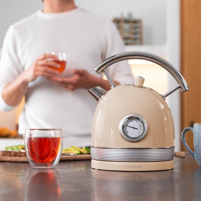 Cecotec Thermosense 420 Light Beige Hervidor De Agua 2200w 1,8l