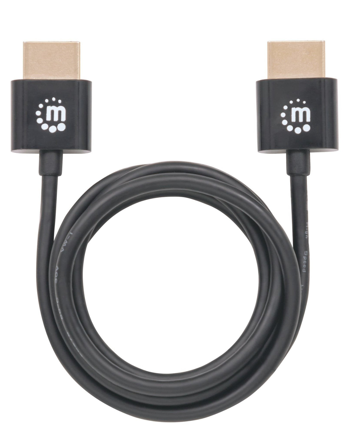 Manhattan Cable Hdmi Super Delgado De Alta Velocidad Con Ethernet1 M. Negro