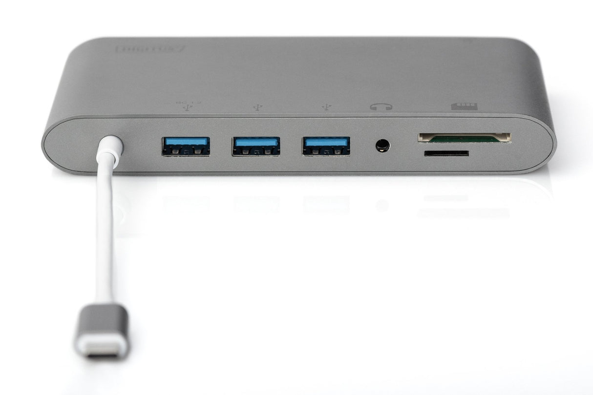 EAN 4016032456650 - Digitus DA-70875 base para portátil y replicador de puertos Alámbrico USB 3.2 Gen 1 (3.1 Gen 1) Type-C Gr imagen 4