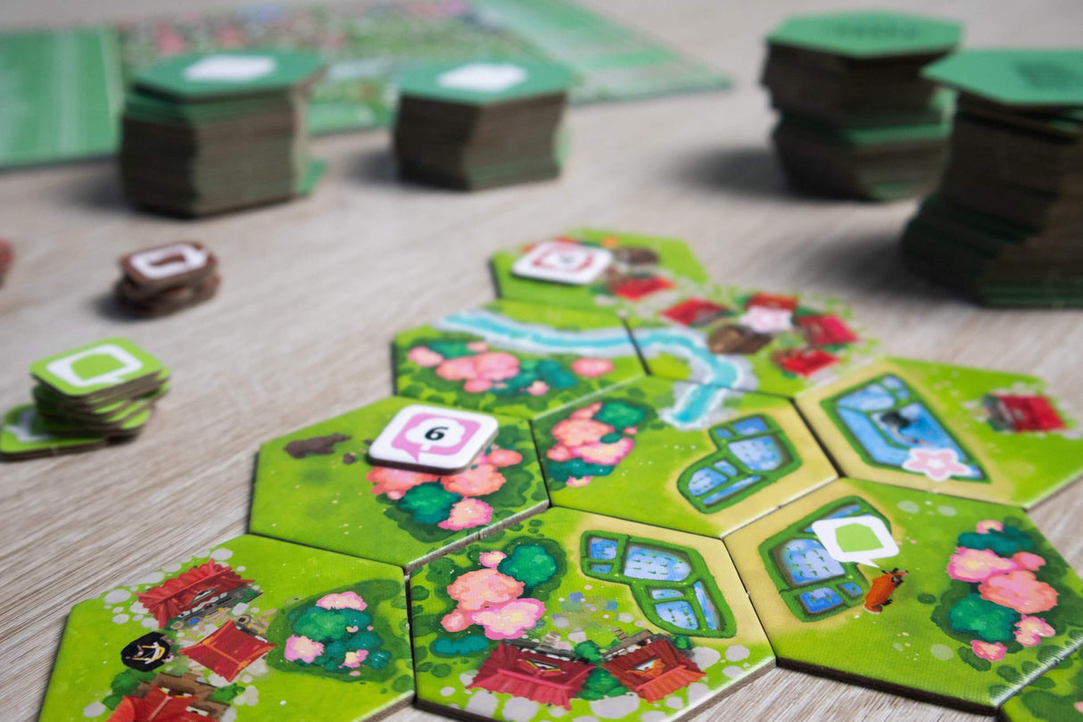 EAN 4250231740411 - Pegasus Spiele Dorfromantik - Sakura 90 min Juego de mesa Familia imagen 7