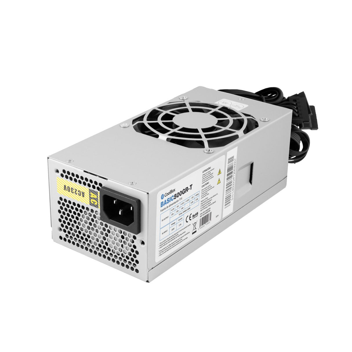 EAN 8436556140631 - CoolBox BASIC500GR-T unidad de fuente de alimentación 20+4 pin ATX Gris imagen 1