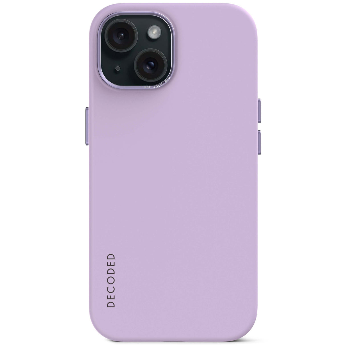 Decoded Antimicrobial Silicone Backcover Ip 15 Plus Lavender