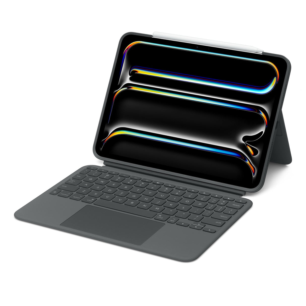 Funda Logitech Combo Touch Con Teclado Para Ipad Pro M4 13 " Grafito Ingles