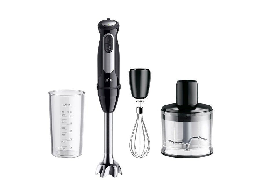 Braun Multiquick 5 Pro Mq55236m, Stabmixer Con 25 Geschwindigkeiten