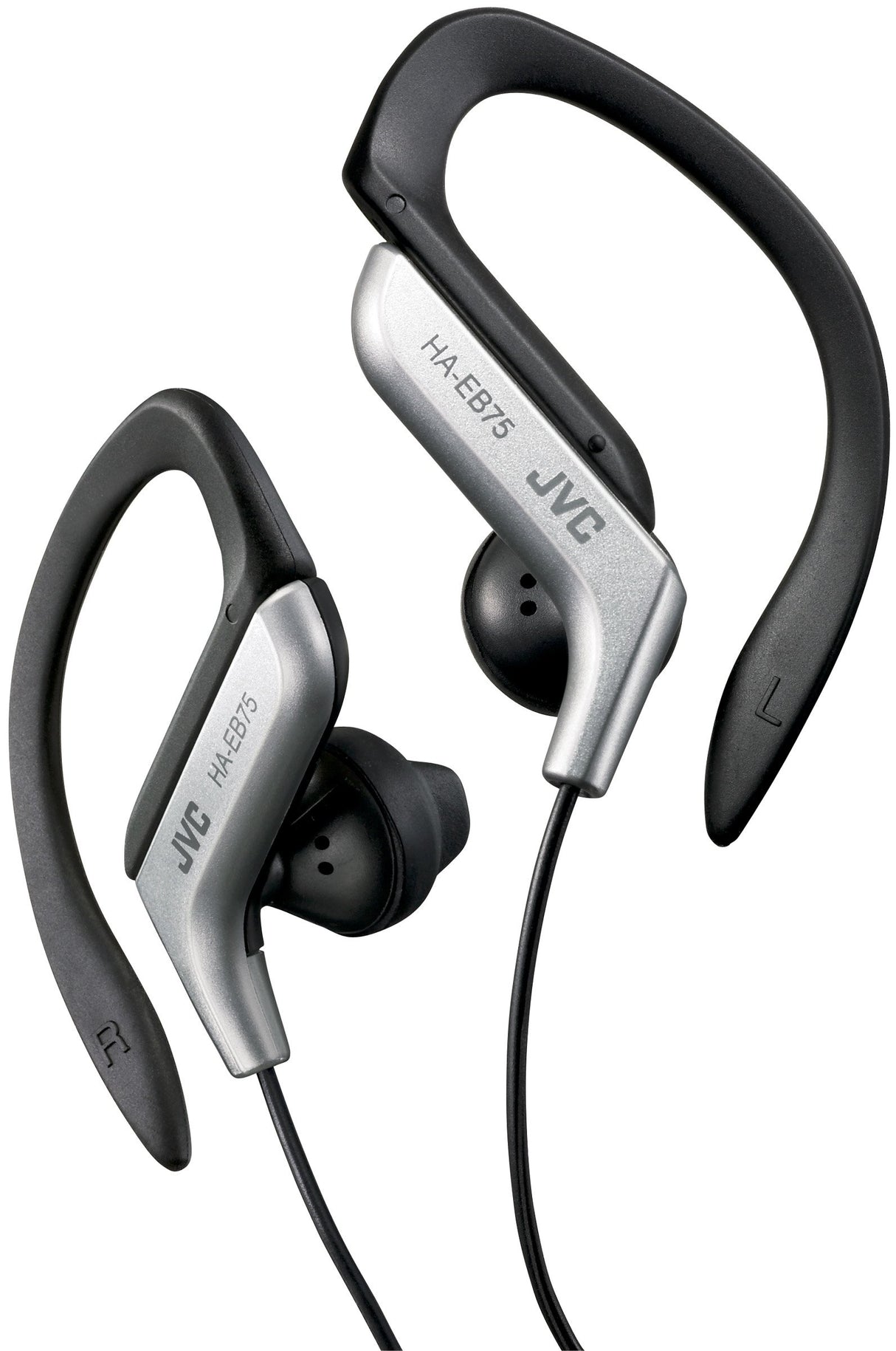 EAN 4975769009600 - JVC HA-EB75 Auriculares Alámbrico gancho de oreja, Dentro de oído Deportes Negro, Plata imagen 1