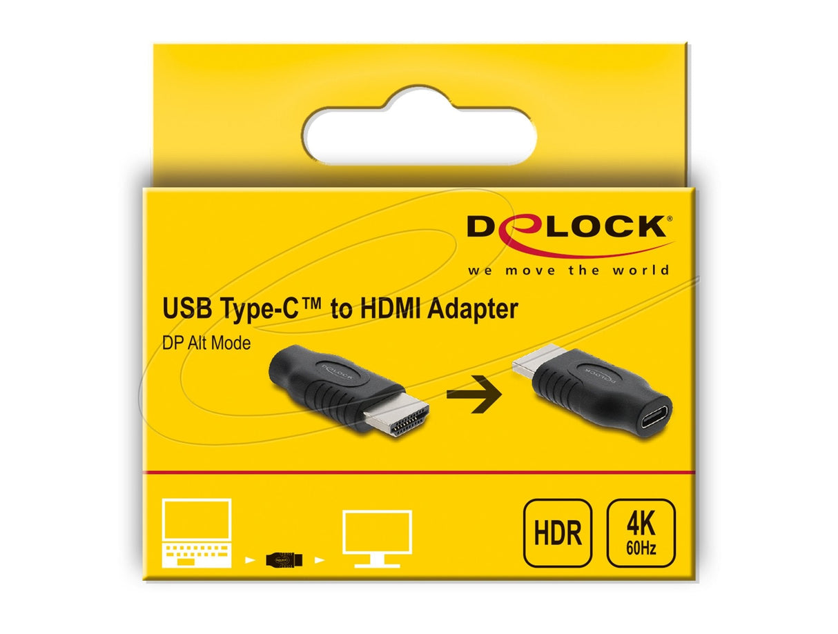 Delock Usb Type-C Zu Hdmi Adapter (Dp Alt Mode) 4k 60 Hz Mit Hdr Und Hdcp