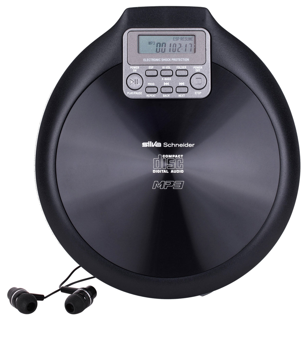 Silva-Schneider Mcd 50 Portátil Cd-Player Cd Cd-R Cd-Rw Mp3 Negro