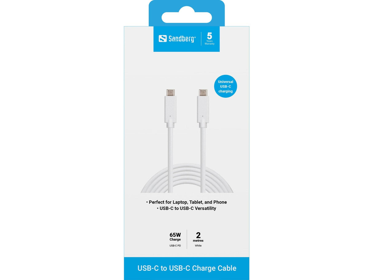 EAN 5705730136177 - Sandberg 136-17 cable USB USB C Blanco imagen 2