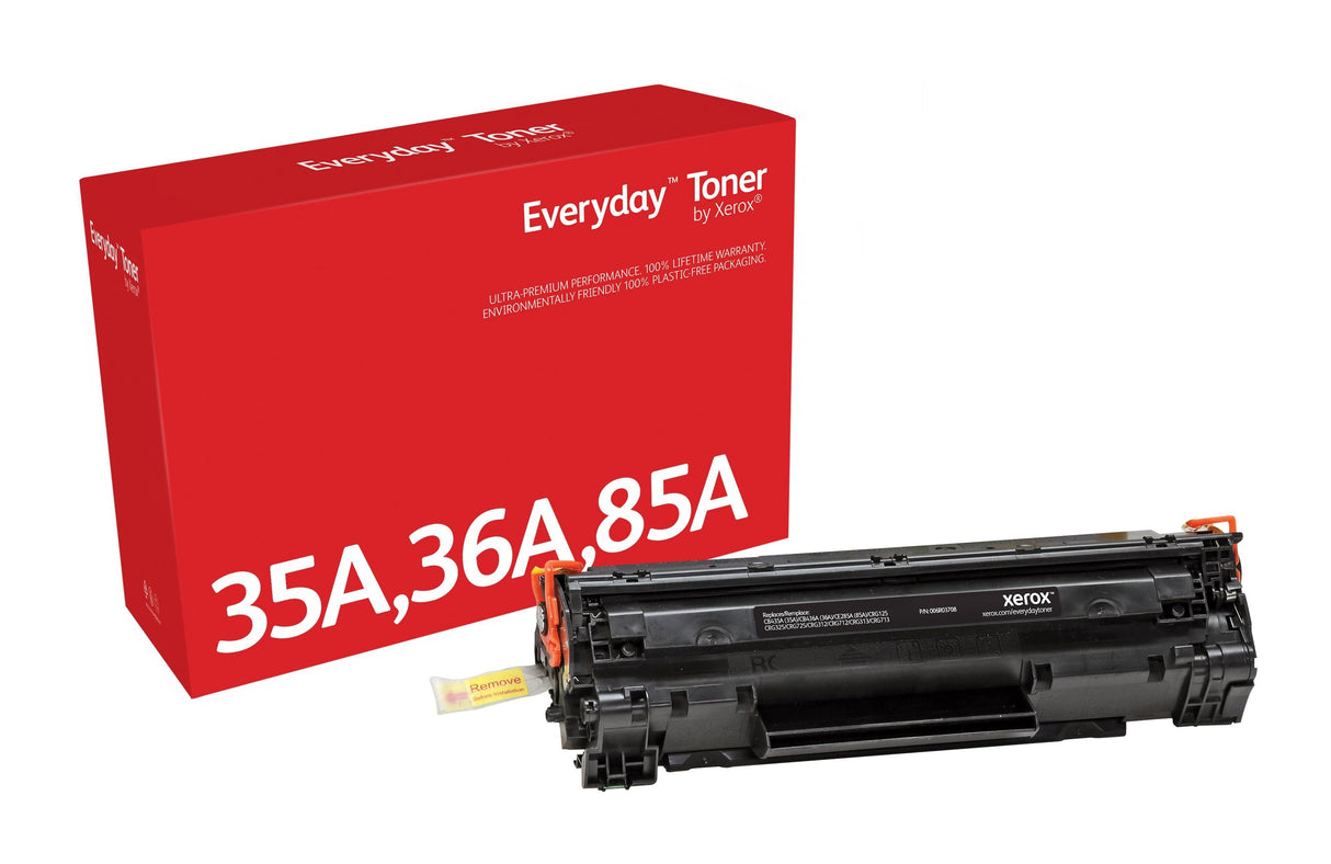 Tóner Xerox Compatible Con Hp Cb435a/Cb436a/Ce285a/Crg-125/ 2000 Páginas/ Negro 006r03708
