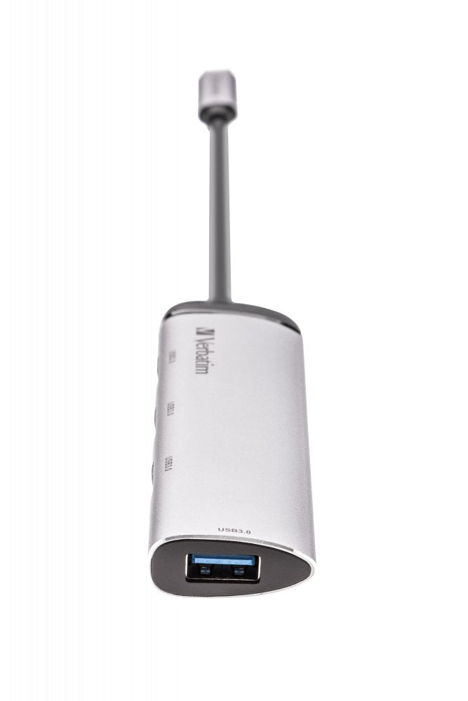 EAN 0023942491477 - Verbatim USB-C Multiport Hub USB 3.2 Gen 1 (3.1 Gen 1) Type-C 5000 Mbit/s Gris imagen 3