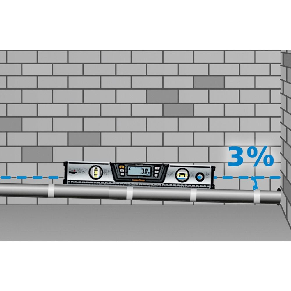 Laserliner Digilevel Pro 60 081.271a Digital Wasserwaage Con Magnet 600 Mm 90° 0.5 Mm/M 081