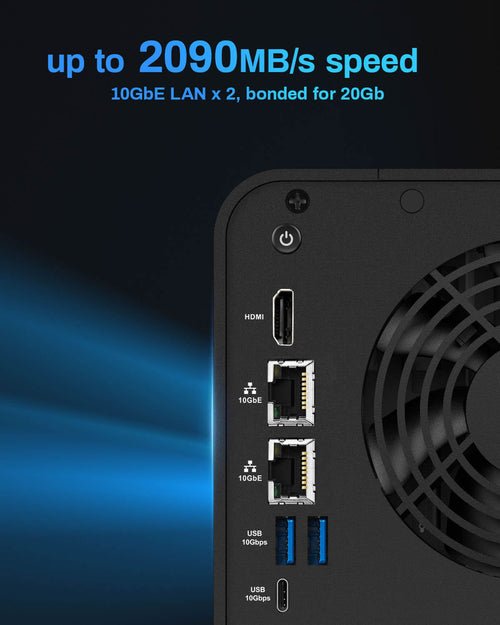 EAN 6939236145565 - TerraMaster F4-424 NAS Escritorio Intel® Core™ i5 i5-1235U 8 GB DDR5 Negro imagen 4